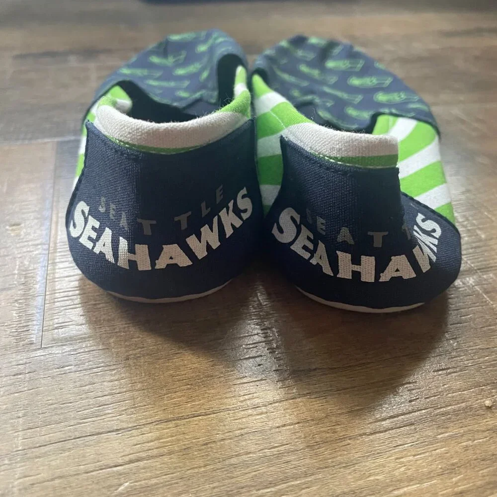 Seattle Seahawks Women's Canvas Flats — Size Medium — New Condition‎
